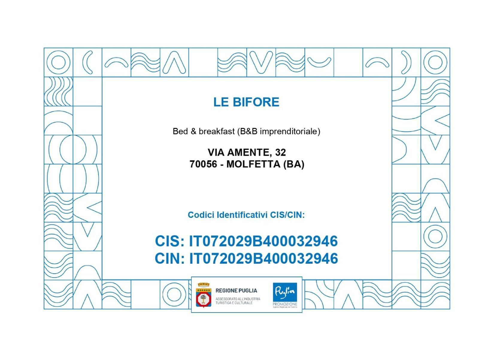 Le Bifore B&B Μολφέττα Εξωτερικό φωτογραφία
